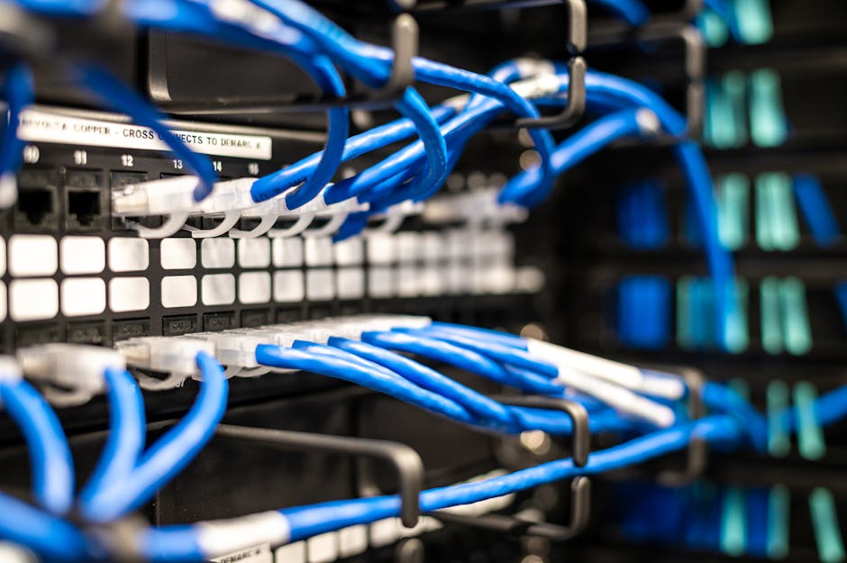 Raspberry Pi network server with ethernet cables