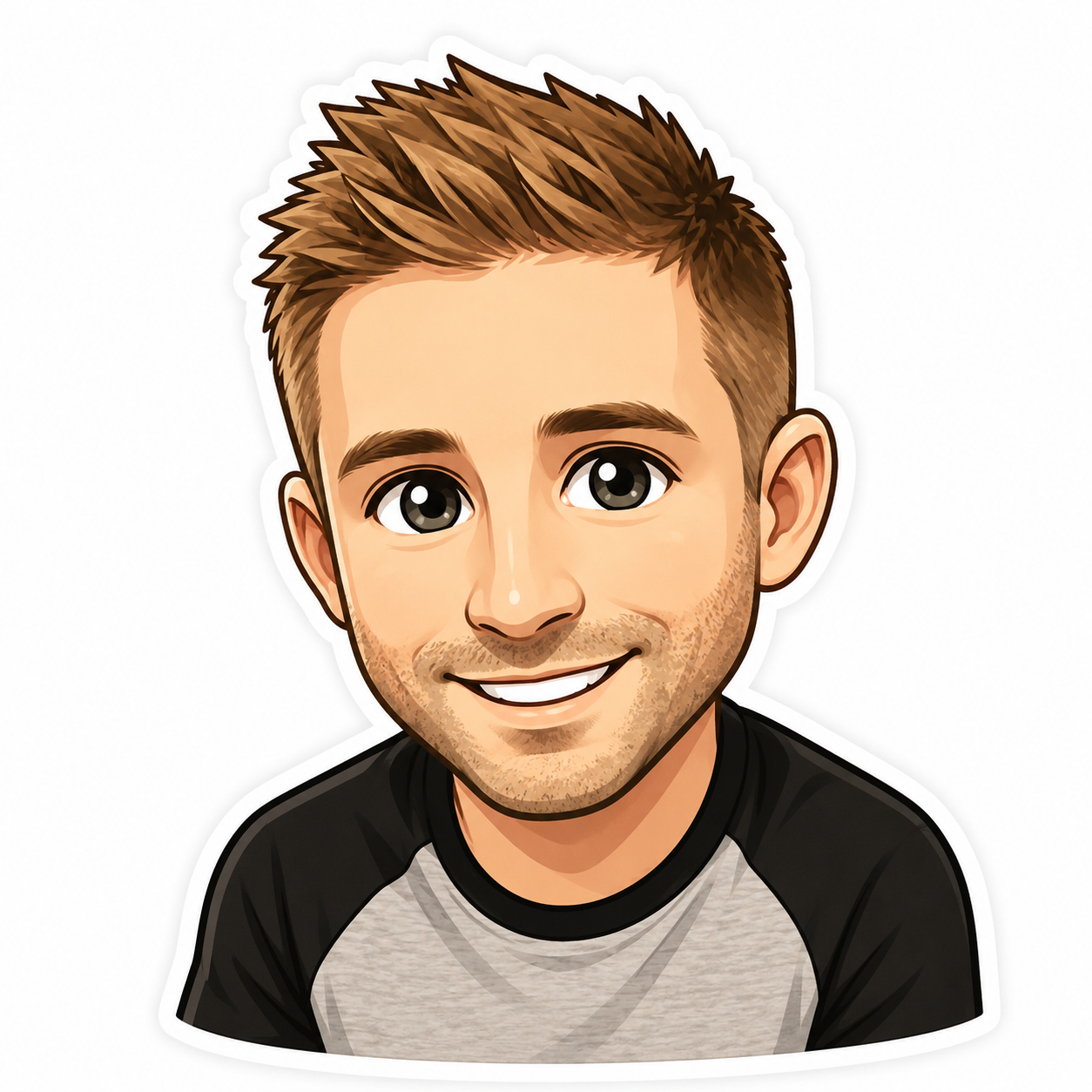 Rob, the Easy-Going Nerd - cartoon avatar