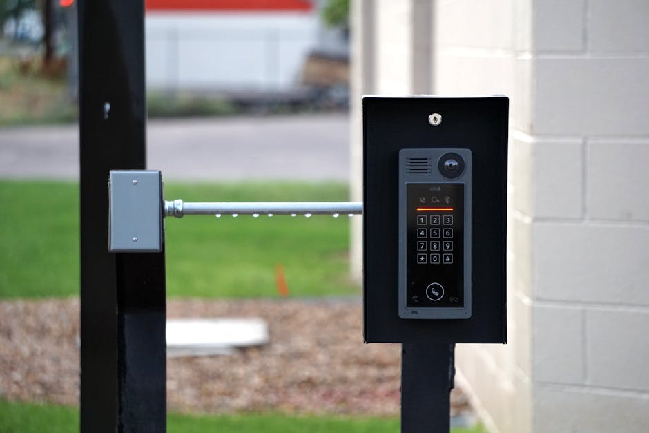 Wired video doorbell mounted at a residential UK front door